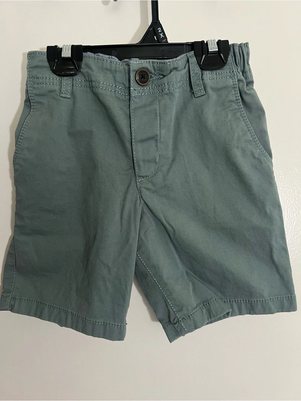OshKosh B'gosh Boys Flat Front Shorts - Sage Green